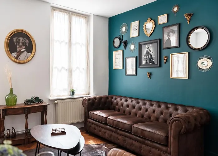 公寓 Bohemian Bakoua & Chesterfield Cottage, Hyper-centre 梅斯